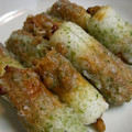 チャオララ's cooksnap of when they made におわなっとうｉｎちくわの磯辺揚げ.