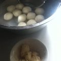 nanakiki's cooksnap of when they made 米粉だんご~ココナッツミルク汁~.