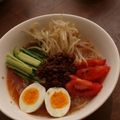 yoco512's cooksnap of when they made ジャージャー麺風冷麺.