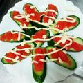 クックS7W4VK☆'s cooksnap of when they made 簡単おつまみ♪胡瓜明太子～居酒屋さん風～.