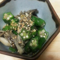 MofeMofee's cooksnap of when they made オクラと舞茸の簡単小鉢.