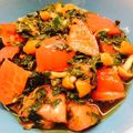 はらへりへりはらはら's cooksnap of when they made トマトとモロヘイヤのおかか和え.