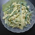 なおつん0802's cooksnap of when they made インゲンときゅうりの卵サラダ♡.