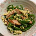ばよちゃん☆'s cooksnap of when they made ピーマンとウインナーの卵炒め.