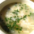 mcc5646's cooksnap of when they made エノキと豆腐の鶏がら味噌スープ.