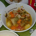 トモCAFE's cooksnap of when they made 野菜ごろごろ♪あさりとトマトのスープ.