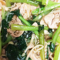 yu__ma's cooksnap of when they made 豚肉と小松菜のオイスターソース炒め.