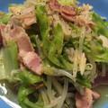 yokko777's cooksnap of when they made 素材力！ｷｬﾍﾞﾂとﾍﾞｰｺﾝの蒸し焼き.
