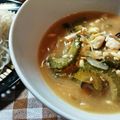 akiたんたん's cooksnap of when they made そうめんとゴーヤの酸辣湯つけ麺♪.