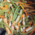 マーブルとラン's cooksnap of when they made 芋がらと油揚げの煮物.