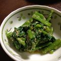 Zuki子's cooksnap of when they made ★簡単＆おいしい副菜★オクラのゴマあえ★.
