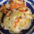 クックZ8J4H4☆'s cooksnap of when they made ヘルシーおかず！春雨とキャベツの中華炒め.