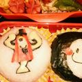 コネチャン's cooksnap of when they made 妖怪ウォッチ＊ から傘お化け ＊キャラ弁.