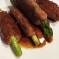いせえび子's cooksnap of when they made （簡単）アスパラつくね.
