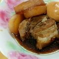 akamadder's cooksnap of when they made 豚の角煮.