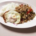 あおまんjapan's cooksnap of when they made 鶏肉でヘルシー ガパオライス.