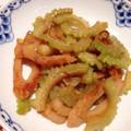 まゆこ♡'s cooksnap of when they made ゴーヤとちくわのピリ辛炒め◎.