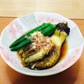 nodamen's cooksnap of when they made 焼きナス&オクラのお浸し☆夏野菜を食す！.