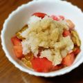 若hiro's cooksnap of when they made トマトなめこおろし.