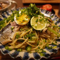 たけもりたけも's cooksnap of when they made 秋刀魚とキノコのパスタ～柚子こしょう風味.