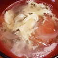 harumaimam's cooksnap of when they made トマトと野菜のやさしい玉子スープ.