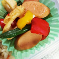 ワンコ！'s cooksnap of when they made 簡単！ちくわと野菜の青海苔炒め.