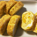 tsumunaka's cooksnap of when they made かぼちゃのわたで☆お弁当の卵焼き.