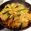 米俵米子's cooksnap of when they made ズッキーニと豚肉のオイスター炒め.