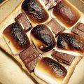 MIKIvMIKI's cooksnap of when they made マシュマロチョコトースト.