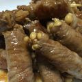 あまのさんさん's cooksnap of when they made エノキの豚肩ロース肉巻き.