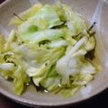alysme's cooksnap of when they made 春キャベツの塩こんぶ和え.