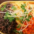 kiyomi2580's cooksnap of when they made 基本の三色丼？！四色丼？！.