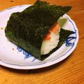 komugiko4's cooksnap of when they made 居酒屋風✿炙り明太バターの焼きおにぎり.