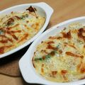 クックU8XZ6O☆'s cooksnap of when they made ヘルシー♪豆腐とカボチャのグラタン.