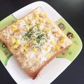 そらおのえくぼ's cooksnap of when they made 我が家の定番♡ツナマヨコーントースト.