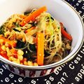 ぺぺさぶろう's cooksnap of when they made 中華風ごま和えのタレで★春雨サラダ.