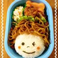 ｋエンジェルスマイル's cooksnap of when they made やきそばガール☆キャラ弁.