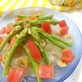 メルティローズ's cooksnap of when they made アスパラガスと新玉葱マリネ.