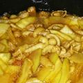 にちよ's cooksnap of when they made おつまみ！夕顔・冬瓜と鳥皮の煮物.