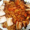 特効侍's cooksnap of when they made ♥袋麺のそばめし!!♥.