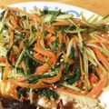 花団子＊'s cooksnap of when they made 水菜と人参のサラダ.