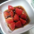 かぴーな's cooksnap of when they made トマトごま酢和え.