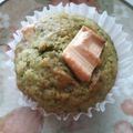 かぴーな's cooksnap of when they made 抹茶＊ホワイトチョコマフィン.