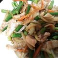かぴーな's cooksnap of when they made にんにくの芽と豚バラ肉の炒めのも.