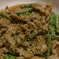かにゃんころ's cooksnap of when they made 豚肉とインゲンのウマッな甘辛味噌炒め.