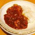 lililin's cooksnap of when they made 缶詰消費＊さば味噌缶のトマトカレー.