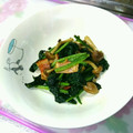 コスカ's cooksnap of when they made 簡単★うまいっ♪ほうれん草のベーコン炒め.