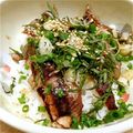 みっきーどっぐ's cooksnap of when they made ♪炙り生秋刀魚丼♬.