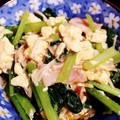 ぴぉたん's cooksnap of when they made コク旨⭐小松菜・たまご⭐中華風炒め♪.