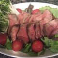 ラッフルズ's cooksnap of when they made 塩麹仕込みの牛タタキ。.